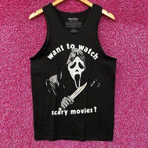 Scream Watch Movies Horror Graphic Design Tank Top Small